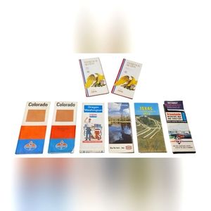 Vintage set of maps